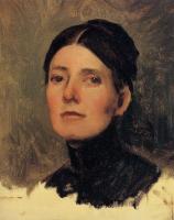 Frank Duveneck - Portrait of Elizabeth Boott